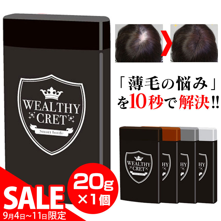 スーパーSALE価格☆【送料無料】日本製 薄毛隠し 薄毛 薄毛カバー 薄毛かくし ふんわり 分け目 ウェルシークレット 1個 増毛 増毛パウダー 薄毛パウダー ふりかけ 植物性 微毛髪 増えみせ 部分かつら つむじ 女性 男性 ふんわり 白髪隠し 生え際 お出かけ前に メール便 ss