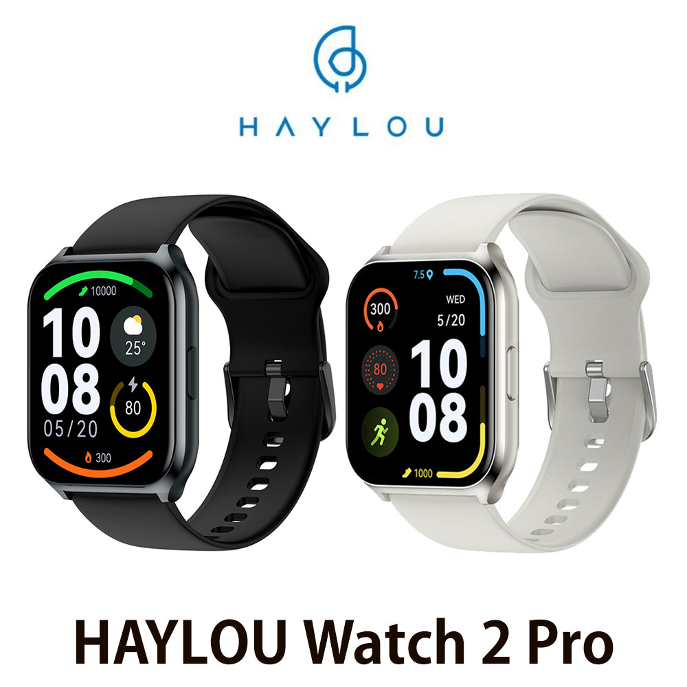 シャオミ スマートウォッチ メンズ 【500円OFFクーポン★5/16/1:59迄】HAYLOU Watch 2 Pro スマートウォッチ 時計 腕時計 Xiaomi 1.85インチ スマホ連携 アプリ 健康管理 モニタリング 睡眠スコア 睡眠トラッキング LINE SNS 音楽 天気 歩数計 心拍数 フィットネス 運動 防水 防塵 IP68 高輝度画面 ハイロー