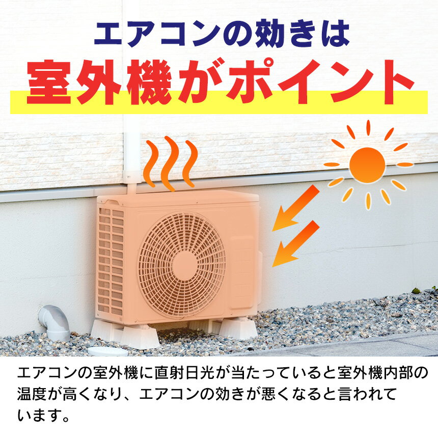 室外機 遮熱シート 室外機カバー 日本製 室外...の紹介画像3