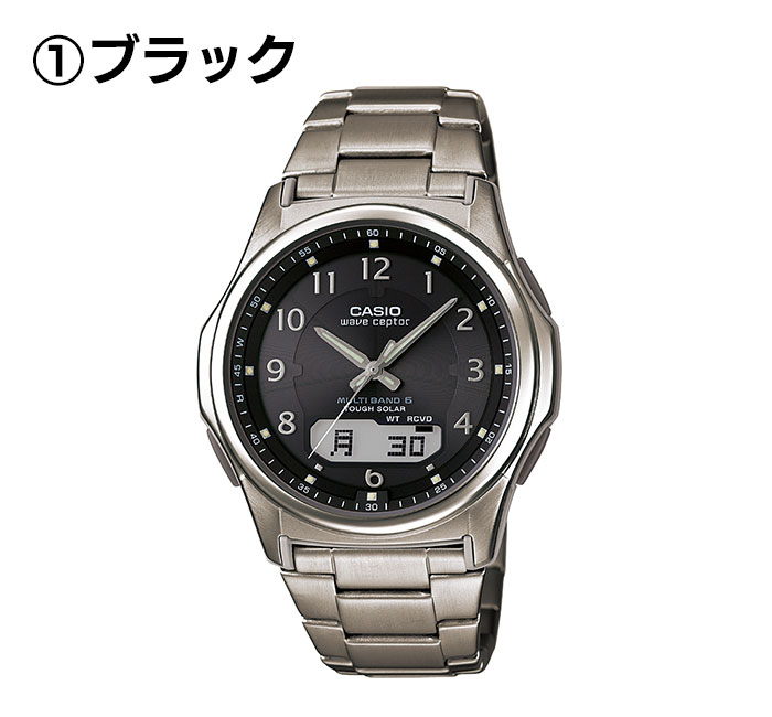 【送料無料】腕時計 メンズ ソーラー電波時計 チタン カシオ CASIO【国内正規品】カシオ ソーラー電波時計 電波時計 ソーラー 電波 日付 誕生日 敬老の日 お祝い お礼 ギフト プレゼント ブランド マルチバンド6 電波腕時計 5気圧防水 男性 軽量