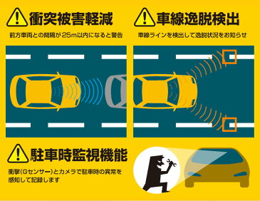 注意喚起機能付コンパクトドライブレコーダー N-A200DC【新聞掲載中】注意喚起機能付 コンパクト ドライブレコーダー 車間距離 車線逸脱 警告 駐車監視機能 追突 軽減 ワイドレンズ フルHD 小型 車 高画質 取り付け簡単 ドラレコ 録画 ランキング 人気 おすすめ 通販 価格