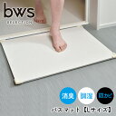 バスマット 速乾 ≪安心の日本製≫ bwsSELECTION【Lサイズ】カビ防止 脱臭 消臭 お風呂 マット 足拭きマット 足ふきマット 足マット 吸水マット 乾燥 浴室 風呂マット バス用品 速乾マット 吸水 コーナー付き 滑り止め モイストレイ ギフト お返し 内祝い 母の日 実用的(3)