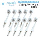 デンタピック ロイヤル 専用 交換用 ブラシヘッド【10本組】デンタピックロイヤル専用 交換用 ブラシヘッド 10本組 口腔洗浄器 WSDR001 専用 交換用ブラシヘッド 電動歯ブラシ 口腔洗浄機 フロス 交換用 替え 純正 正規品 メーカー公式 換え 代え 矯正 水流洗浄器 歯周病(2)
