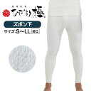 【送料無料&ポイント10倍】防寒肌着 ひだまり 極 紳士ズボン(スラックス)下【S・M・L・LL】ひだまり 肌着 ひだまり極 肌着 防寒 寒さ対策 紳士 下 男...