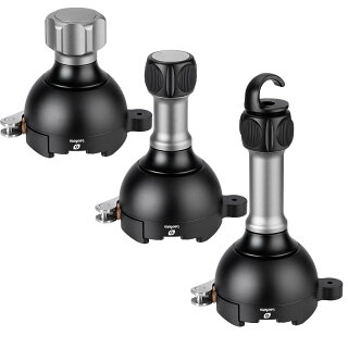 Leofoto75mmハーフボールYB-75SCショートハンドルアルカスイス互換レオフォト