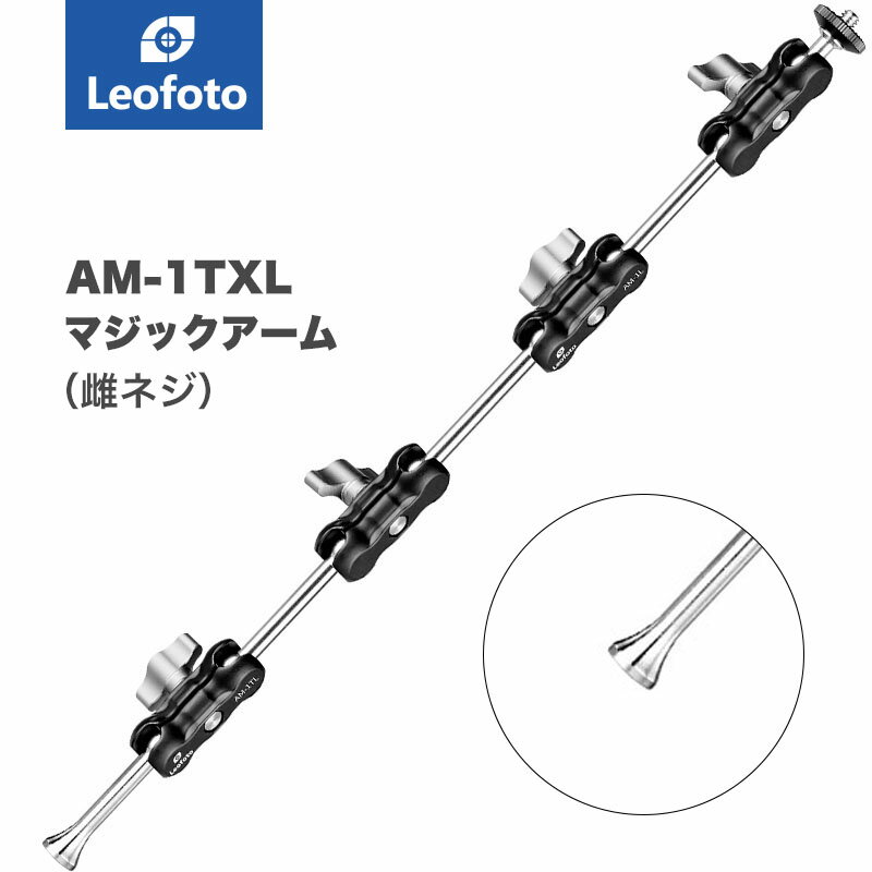 楽天撮影機材専門店ワイドトレードLeofoto（レオフォト） AM-1TXL マジックアーム［1/4インチ対応｜雌ネジ］◎