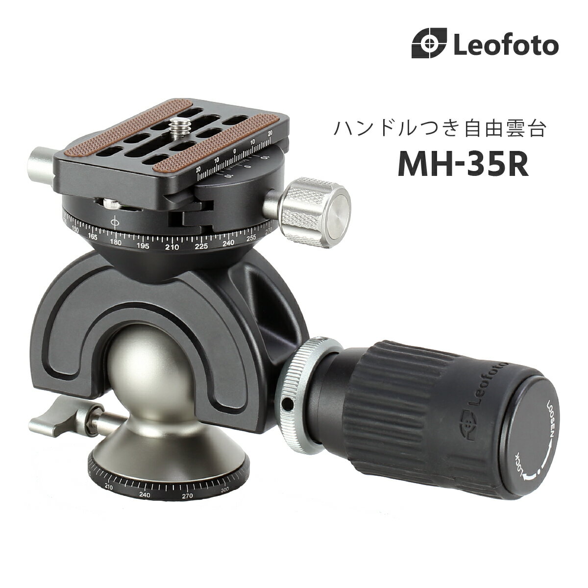 Leofoto(쥪ե) MH-35R ϥɥդͳΥܡ35mmåѥ˥󥰥סåץ졼QP-70N°