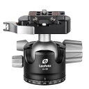 Leofoto(レオフォト) LH-36LR 自由雲台［3/8,1/4インチ対応｜ボール径36mm｜レバータイプ｜プレートNP-50付属｜アルカスイス互換］