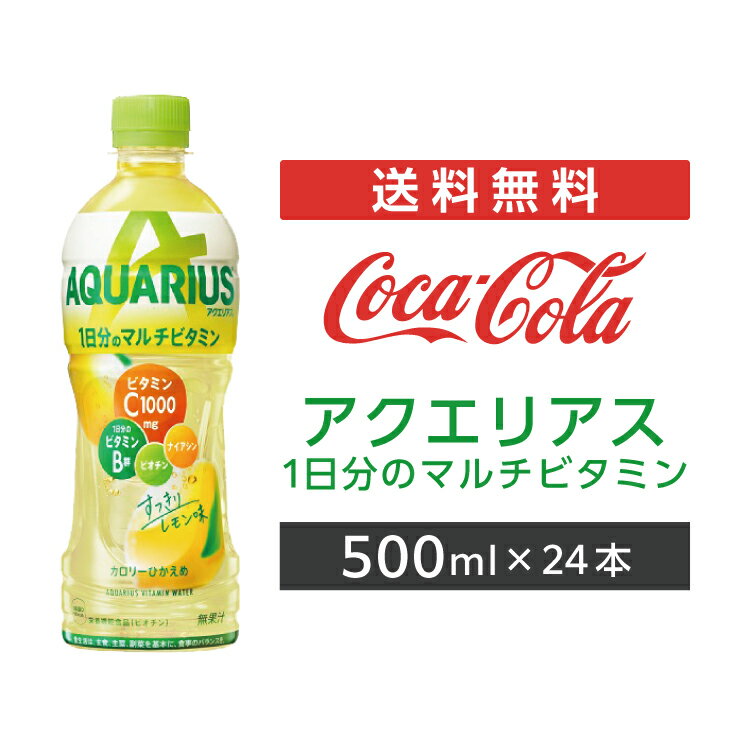 アクエリアス 1日分のマルチビタミン PET 500ml 24本　1ケースのサムネイル