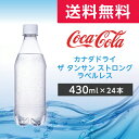 カナダドライ ザタンサンストロング ラベルレス 430mlPET24本　1ケース　