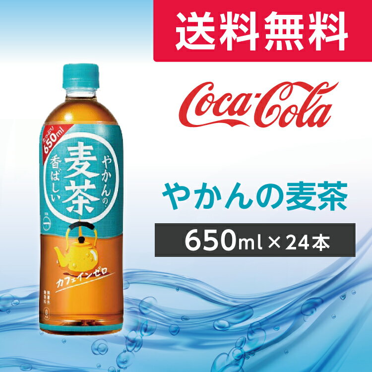 やかんの麦茶 from 一(はじめ) PET 650ml　24本　1ケース 