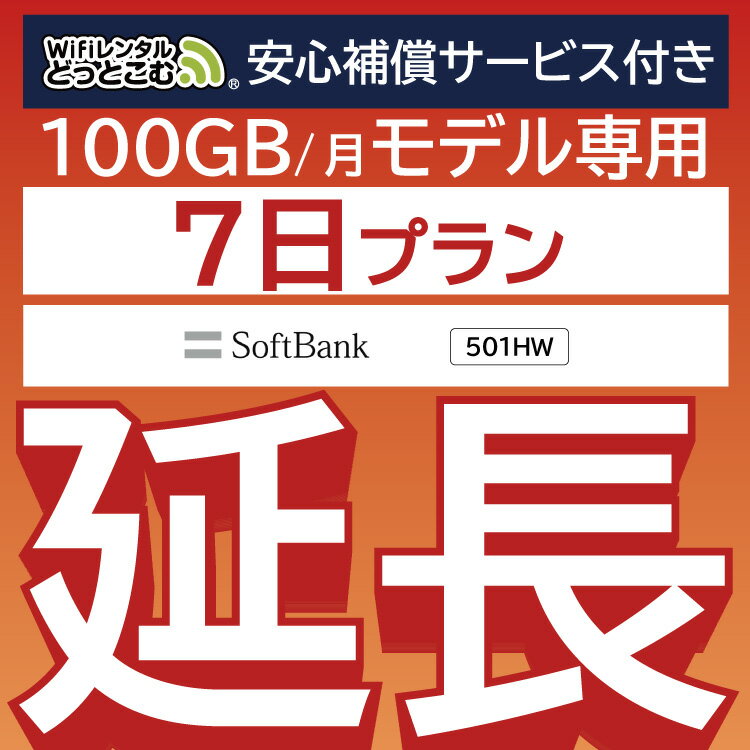 安心補償付きプレミアムプラン専用【延長専用】月間 100GB