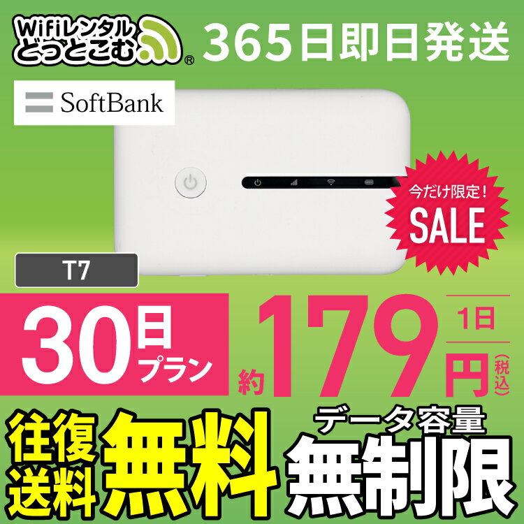 WiFi レンタル 30日 無制限 送料無料 即日発送 レン