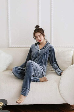 通年着回しできる 女性 男性 レディース メンズ パジャマ 寝具 ベルベット ベロア素材 ジャージ ストレッチ 長袖 ルームウェア シンプル つるつる 光沢 年中着回し 春夏秋冬