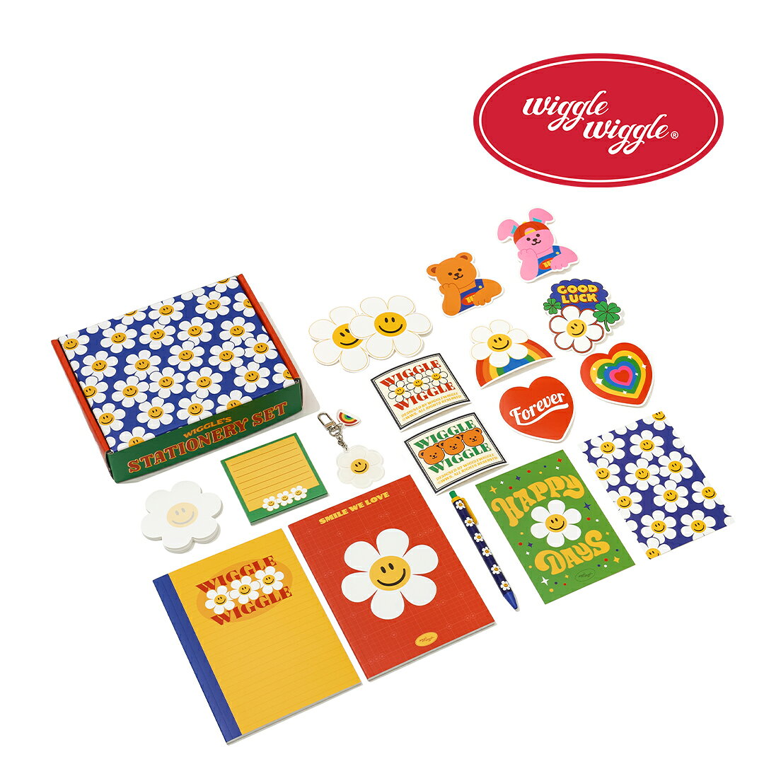 【Wiggle Wiggle公式】ステーショナリーセット - Smile We Love 文具セット ステーショリー ギフトセット プレゼント 小学生 中学生 ...