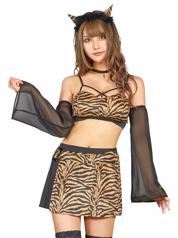 乐天商城 - 【送料無料】節分衣装 赤鬼 青鬼 INAZUMA鬼girl セパレート レディース コスチューム コスプレ 豆まき
