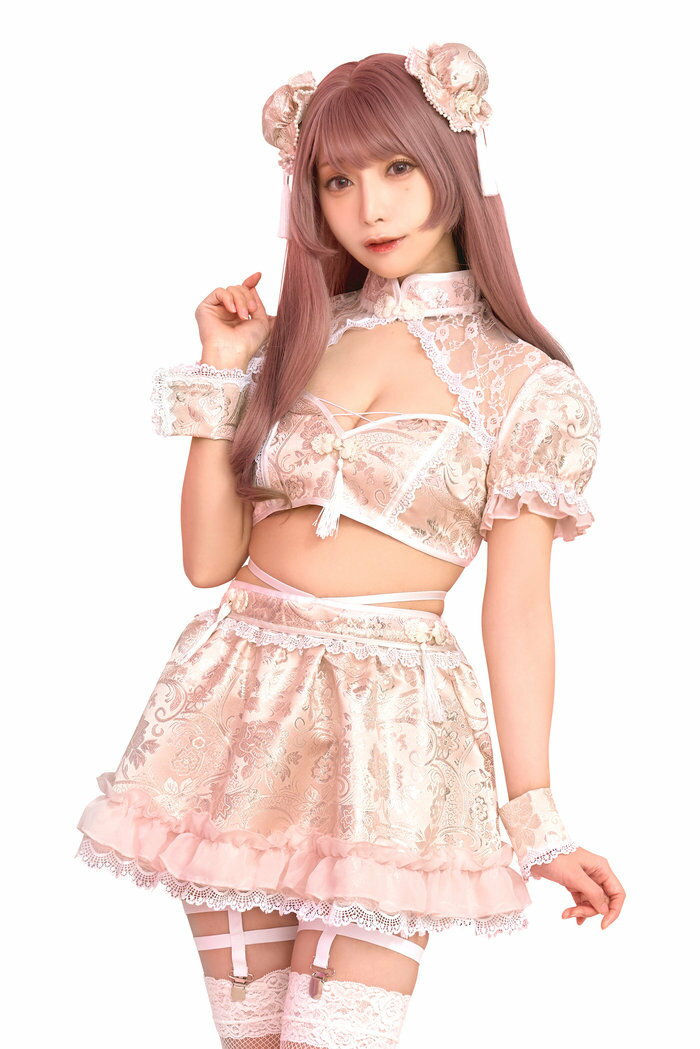 乐天商城 - 送料無料 SugarWhip パステルフレアチャイナ ピンク 仮装 ハロウィン コスチューム コスプレ レディース