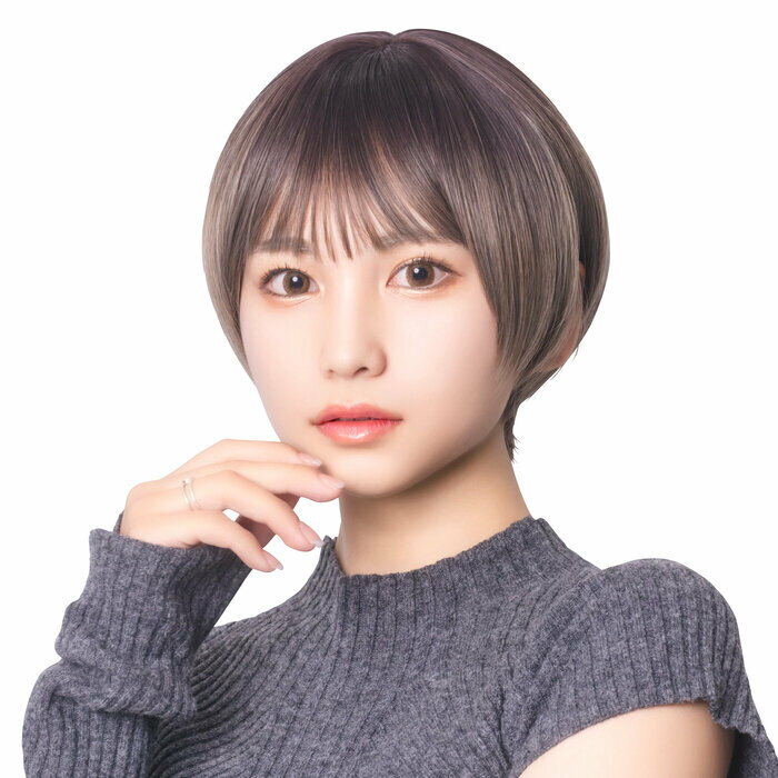 【ブラックフライデー10%OFFクーポン対象】ウィッグ WIGGY RICH マニッシュショート ホワイトアッシュG インスタ映え 耐熱ファイバー 推し