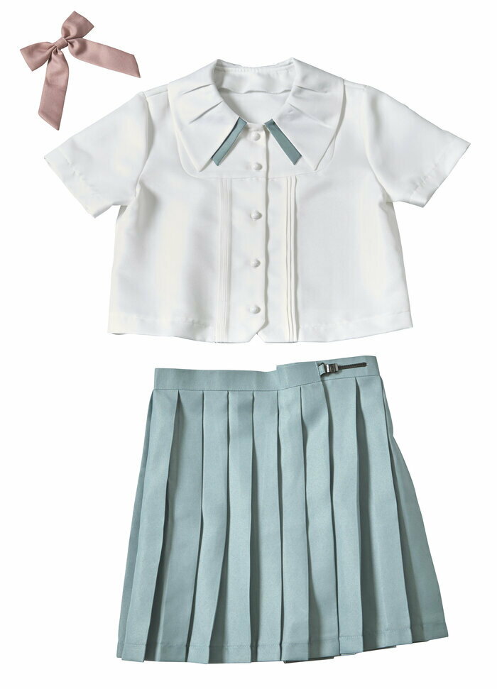 オルチャンセーラー ダスティピンク×ミント 韓国風制服 カワイイ KPOP ファッション