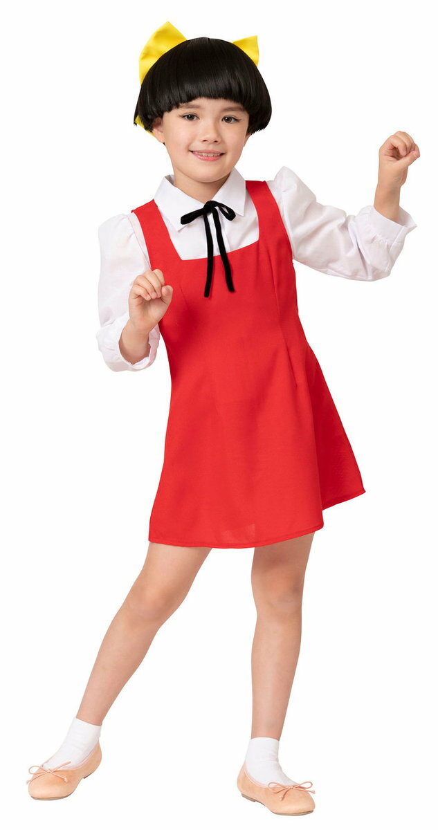 ゲゲゲの鬼太郎公式 猫娘 キッズ 100 コスプレ 仮装 コスチューム 女の子 衣装
