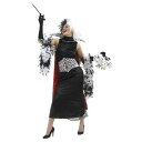 送料無料 ハロウィン コスプレ HWZ ディズニー レディース コスチューム Cruella De  ...