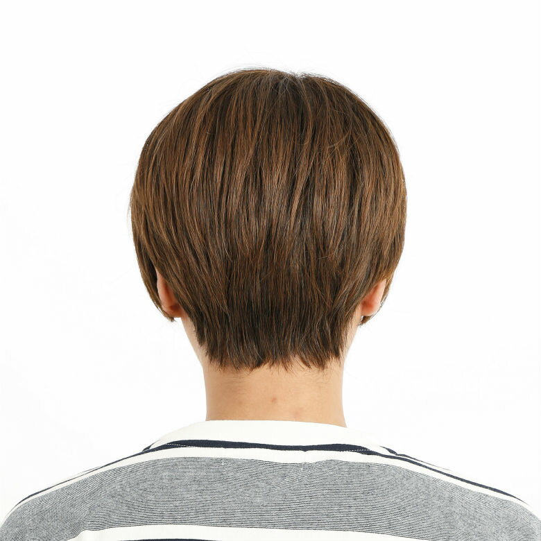 【5%OFFクーポン対象】ウィッグ メンズ メンズウィッグ 男性用かつら マッシュルームショート クッキーブラウン J-3459 ラパンドアール 送料無料