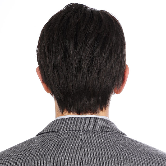 楽天スーパーSALE 期間限定 送料無料 メンズウィッグ J-0620 男性用かつら・リーブル ベーシックスタイル L ナチュラルブラック 男性用 かつら ウィッグ
