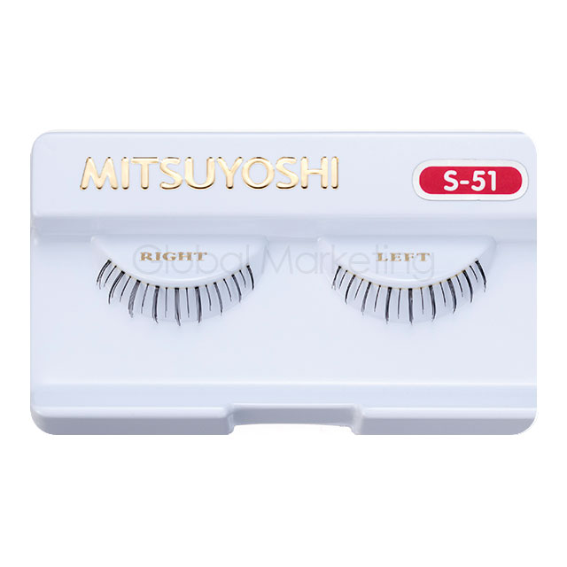 【メール便対応2個まで】三善 ミツヨシ アイラシュ S-51つけまつげ 付けまつげ メイクアップ コスプレ ..