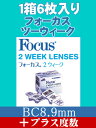 【処方箋不要コンタクトレンズ★2週間使い捨てタイプ★BC8.9mm】フォーカス 2Week6枚　（プ ...