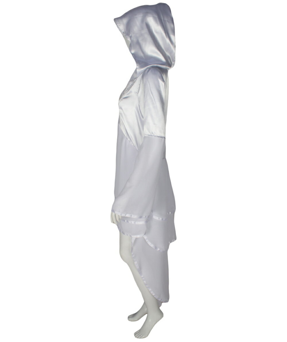 大人用 天使風コスチューム フード付き白ワンピース パーティーや仮装におすすめ 衣装 女装 Jch 059 ヴァンパイア ゾンビ コスチュームワールドカップ オリンピック 舞台 クリスマス コスプレ ボブ ポプキン お揃い 忘年会 仮装 イベント 映画 劇団 ハロウィン Usj 高評価