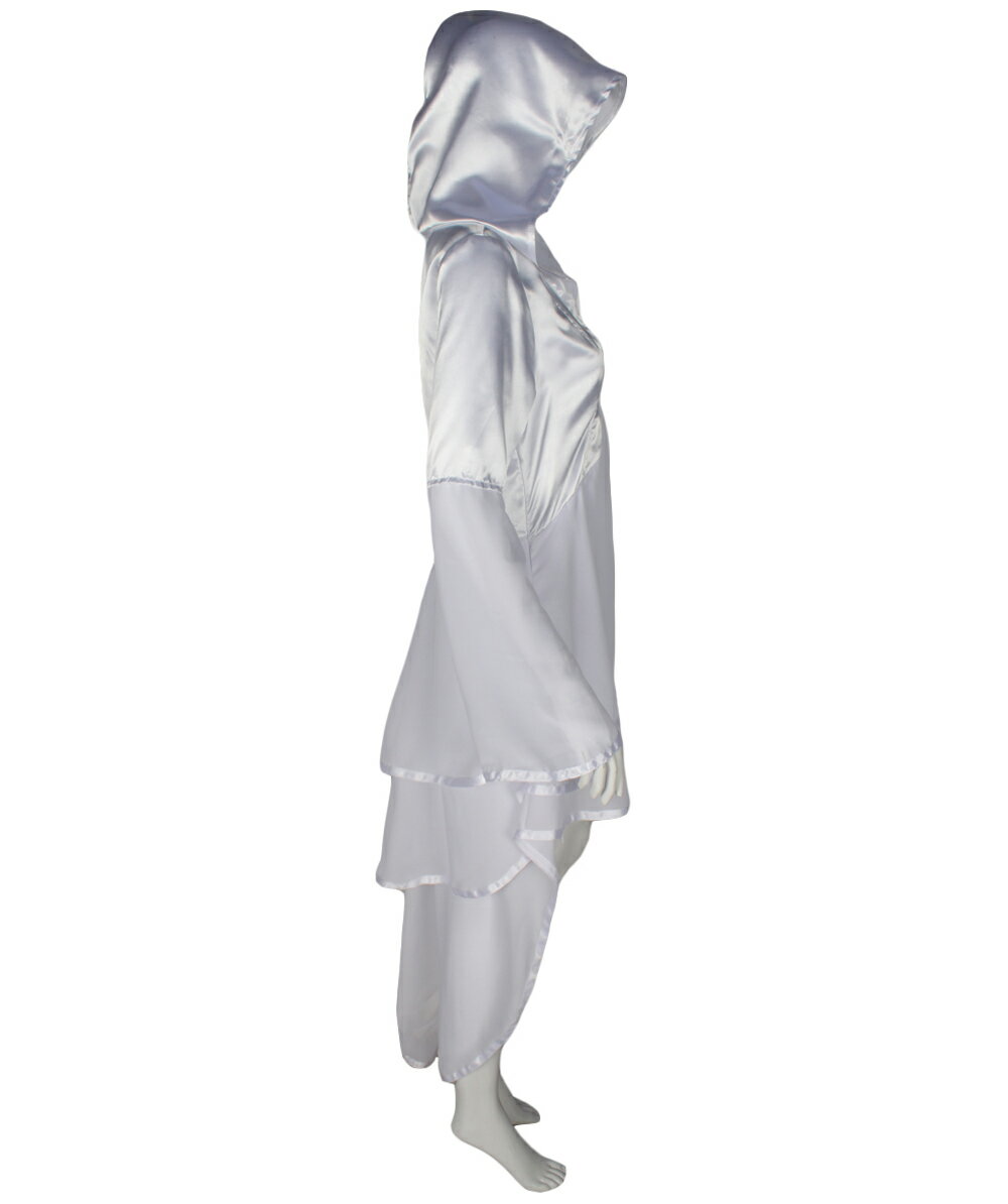 大人用 天使風コスチューム フード付き白ワンピース パーティーや仮装におすすめ 衣装 女装 Jch 059 ヴァンパイア ゾンビ コスチュームワールドカップ オリンピック 舞台 クリスマス コスプレ ボブ ポプキン お揃い 忘年会 仮装 イベント 映画 劇団 ハロウィン Usj 高評価