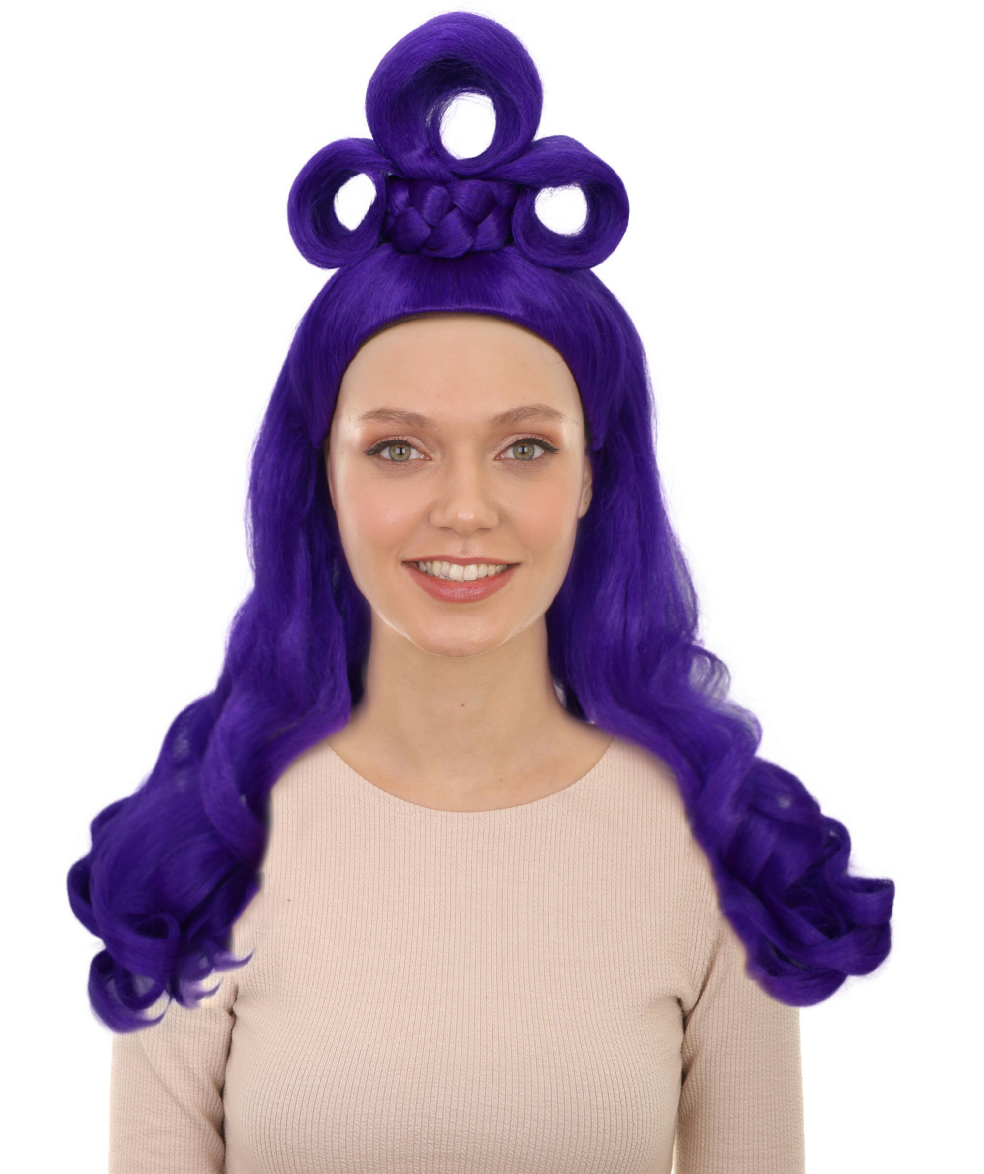 かつら ウィッグ H-6642-PP アラジン ジーニー ワールドカップ オリンピック 舞台 クリスマス コスプレ..