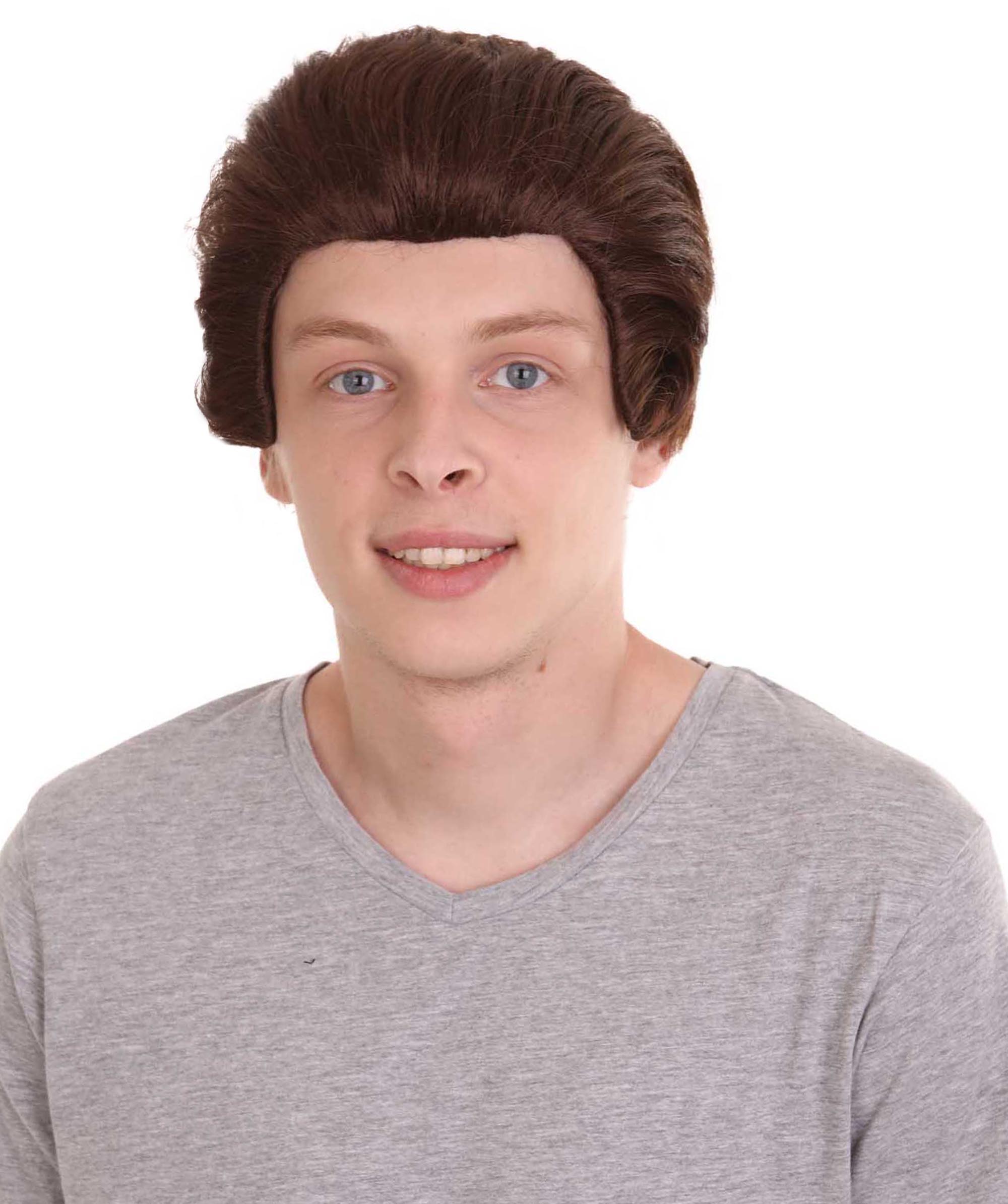 Wigs2you H-2360 メンズ ショート 紳士 ブラウン パーティウィッグ 仮装 コスプレ ハロウィン アフロ ボブ 業界激震 高品質 ウィッグ専門店 ...