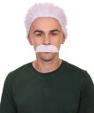 Wigs2you H-3675 アーリーマン チーフ Bobnar ウィッグ&ヒゲセット 男性コスプレ用。ハロウィンやコスプレイベントに最適。キャップレス構造で...
