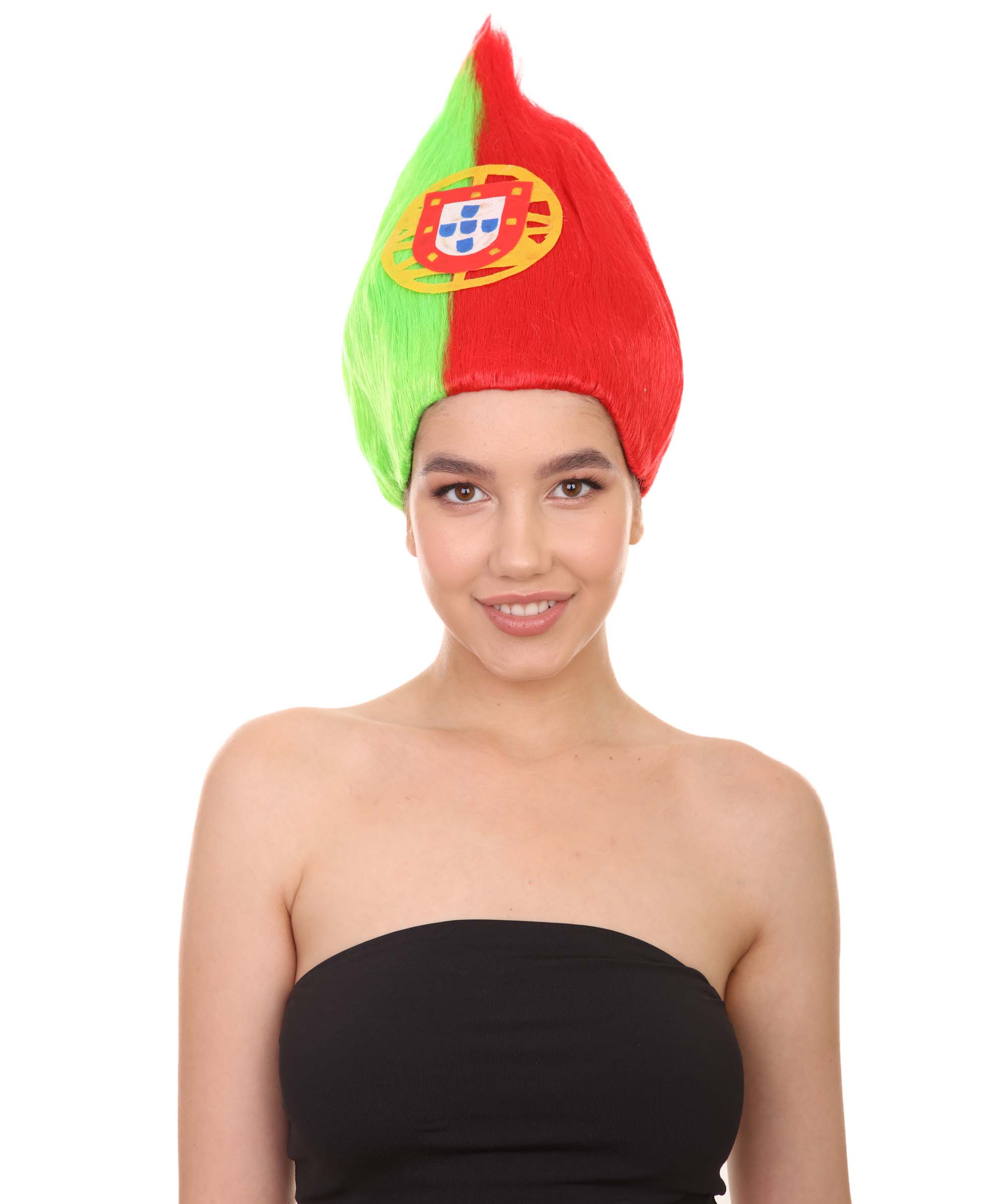 かつら ウィッグ H-3990 アラジン ジーニー ワールドカップ オリンピック 舞台 クリスマス コスプレ ボブ ポプキン バット 姫 ディズニー 映画 USJ お揃い 忘年会 新年会 劇団 男装 女装 仮装 イベント 応援 コスチューム ハロウィン 被り物 小道具