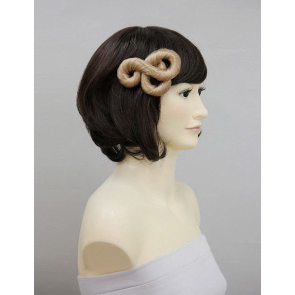 ポイントウィッグ 便利 結婚式 パーティー 宴会 オリジナル ヘアピース ヘアアクセサリー W-8220