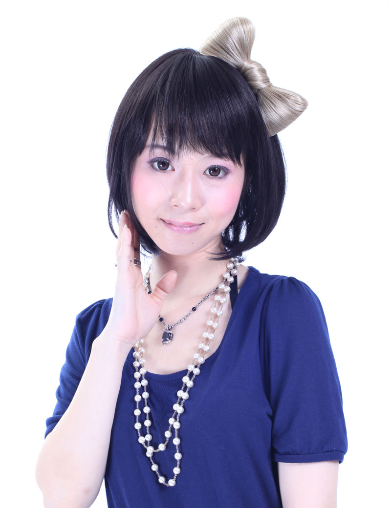 【Wigs2you】在庫処分セール 70%OFF ヘアアクセサリー ヘアピース リボン W-8233 簡単着用 最高級 ナチュラル 結婚式 成人式 ポイントウィッグ 激安 ブロンド