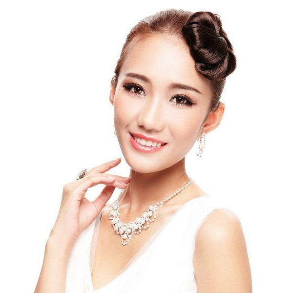 ポイントウィッグ 便利 結婚式 パーティー 宴会 オリジナル ヘアピース ヘアアクセサリー W-8236