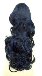 【Wigs2you】在庫処分セール 70%OFF ウィッグ ポニーテール 非売品 在庫限り 簡単着用 耐熱 日本製高級ファイバー使用 W-8307 ヘアピース エクステ つけ毛 最高級 ナチュラル かつら フラダンス 結婚式 ハロウィン 青 ブルー ミックスカラー