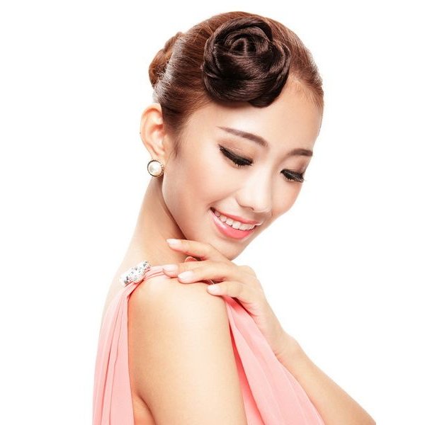 ポイントウィッグ 便利 結婚式 パーティー 宴会 オリジナル ヘアピース ヘアアクセサリー W-8248