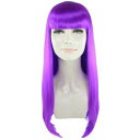 【Wigs2you】魔女 ストレートロングウィッグ ハロウィン パーティー H-3361 フルウィッグ オリジナル かつら 仮装 コスプレ カール ハロウィン定番スタイル 紫色 艶あり キラキラ商品詳細 品番　h-3361 タイプ　ハロウィン/パーティーウィッグ スタイル　フルウィッグ 素材　日本製高級ファイバー（非耐熱） モデル着用カラー　Long Bob Neon Purple Wig コメント　　　　・ハロウィン/パーティーウィッグはサイズ変更不可　　・日本製高級ファイバー使用。とても丈夫です。　　・Wigs2youオリジナルデザイン。　　・ご覧のモニター画面によって商品の色に若干異なりが&nbsp;&nbsp;&nbsp;&nbsp;生じる場合がございます。あらかじめご了承下さい。　 ★下記単色の変更も可能です