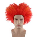 Wigs2you H-4881 ピエロ ホラー 映画 パーティウィッグ 仮装 コスプレ ハロウィン アフロ ボブ 業界激震 高品質 ウィッグ専門店 フルウィッグ