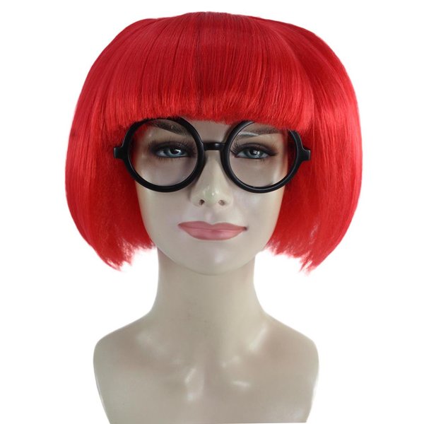 【Wigs2you】インクレディブルファミリー　エドナモード　デザイナー風☆メガネ付！赤色のボリュームあるボブスタイル！H-4608 ハロウィン 仮装 女装 簡単 コスプレ ロング ウィッグ 日本製高級ファイバー使用 フルウィッグ 最高級 ナチュラル かつら キャップ付き Wig コスプレウィッグ商品詳細 品番　h-4608 タイプ　ハロウィン/パーティーウィッグ スタイル　フルウィッグ 素材　日本製高級ファイバー（非耐熱） モデル着用カラー　Incredible 2 - Fashion Designer Edna Mode Red Wig with Glasses Set コメント　　　　・ハロウィン/パーティーウィッグはサイズ変更不可　　・日本製高級ファイバー使用。とても丈夫です。　　・Wigs2youオリジナルデザイン。　　・ご覧のモニター画面によって商品の色に若干異なりが&nbsp;&nbsp;&nbsp;&nbsp;生じる場合がございます。あらかじめご了承下さい。　 ★下記単色の変更も可能です