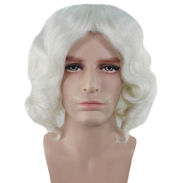 Wigs2you H-4328 貴族 中世 ヨーロッパ ホワイト 白 パーティウィッグ 仮装 コスプレ ハロウィン アフロ ボブ 業界激震 高品質 ウィッグ専門...