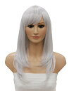 【Wigs2you】在庫処分セール 70%OFF コスプレウィッグ 日本製高級ファイバー使用 C-002 フルウィッグ 耐熱 コスプレ ハロウィン 仮装 最高級 ナチュラル かつら Wig 女装 簡単 小顔 ヘアアレンジ アニメキャラクター シンプルスタイル レイヤー御用達 女子力UP 雪白東 激安