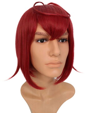 かつら ウィッグ C-088 ツイステッドワンダーランド リドル ハーツラビュル寮 寮長 舞台 クリスマス コスプレ ディズニー 映画 USJ お揃い 忘年会 新年会 劇団 男装 女装 仮装 イベント 応援 コスチューム ハロウィン 被り物 小道具