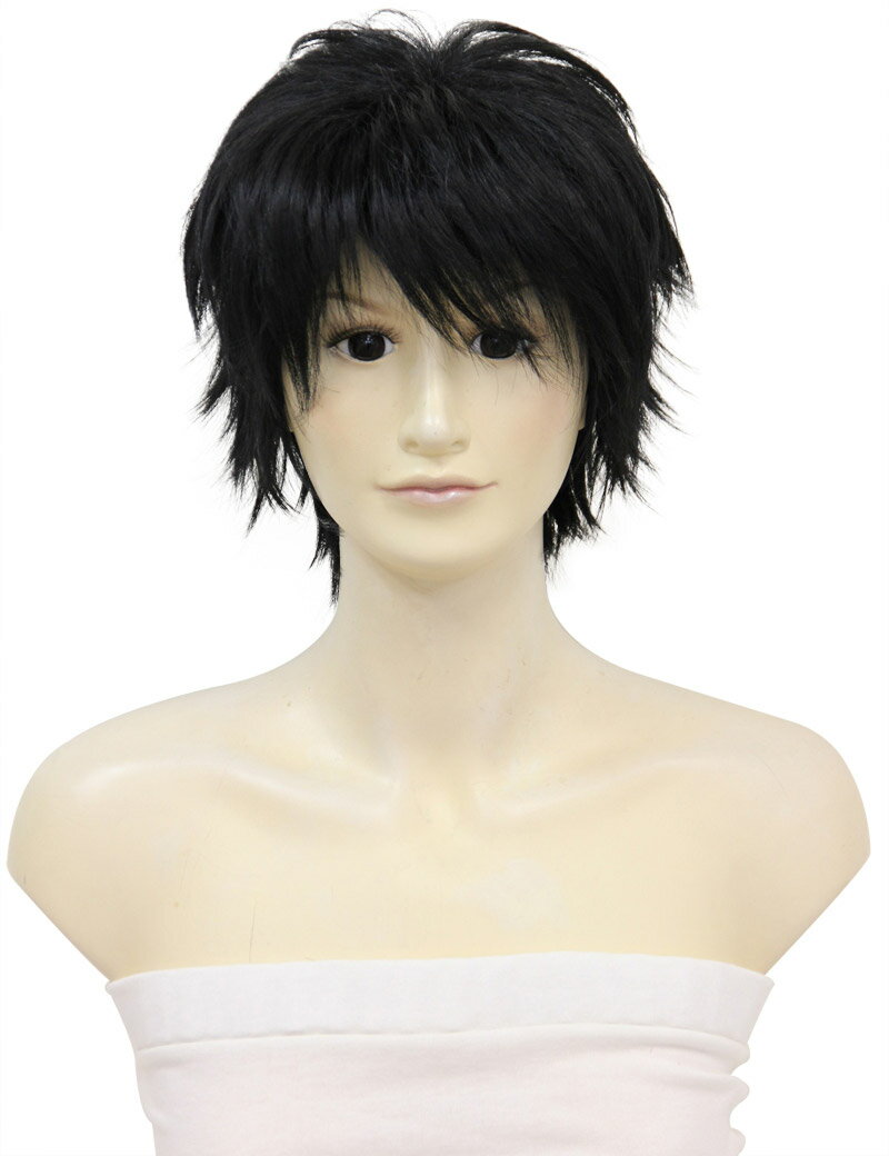 【Wigs2you】コスプレ ONE PIECE ワンピース ルフィ コスプレウィッグ ショート 短髪 仮装 ハロウィン 日本製高級ファイバー使用 フルウィッグ Wig 耐熱 最高級 ナチュラル かつら C-060