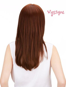 【Wigs2you】パッツン前髪 ウィッグ 簡単着用 耐熱 日本製高級ファイバー使用 W-531 フルウィッグ ロング 最高級 ナチュラル ストレート かつら 医療ウィッグ 女装【楽天BOX受取対象商品】