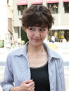 ツンツンとした外ハネでベリーショートでもペタンとならない!カッコいいショートスタイルです! ウィッグネット付き♪