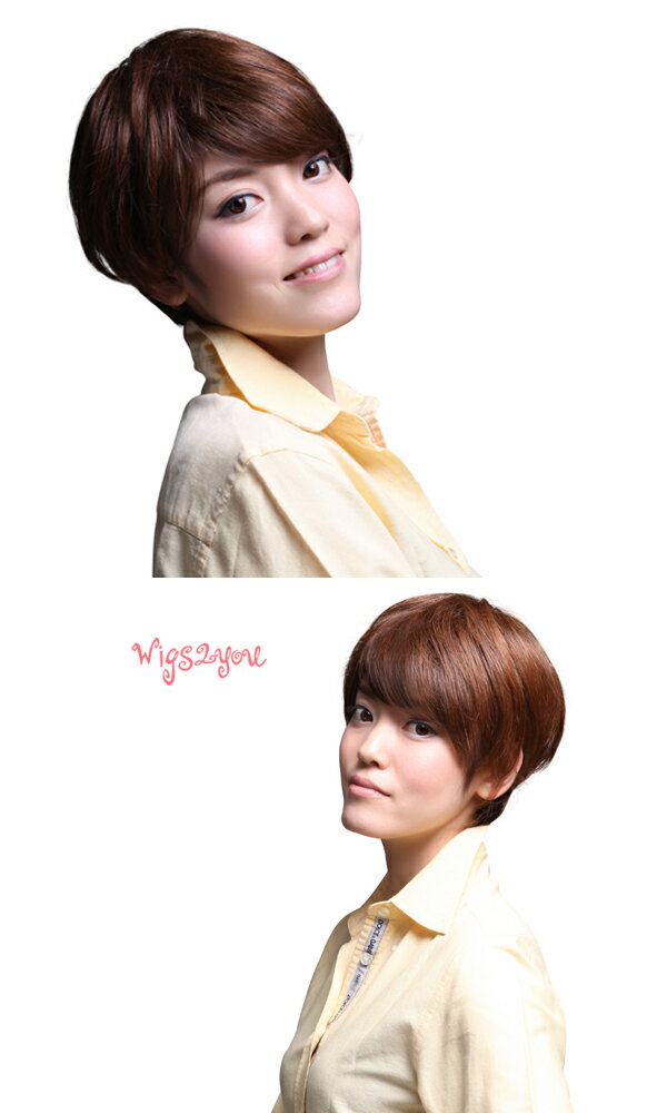 【Wigs2you】普段使い ウィッグ 簡単着用 耐熱 日本製高級ファイバー使用 W-150 フルウィッグ ショート 最高級 ナチュラル かつら ボリューム満点 女装 小顔 医療ウィッグ【楽天BOX受取対象商品】